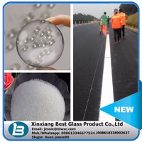 85% high roundness road marking reflective paint glass beads for sale