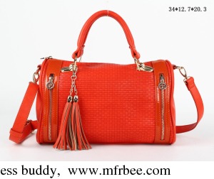 2014_new_arrival_high_quality_orange_color_ladies_fashion_handbags