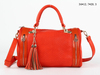 2014 New arrival high quality orange color ladies fashion handbags