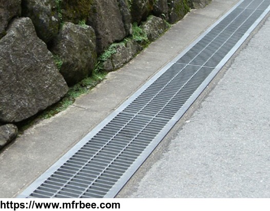 u_type_steel_grating_trench_drainage_cover