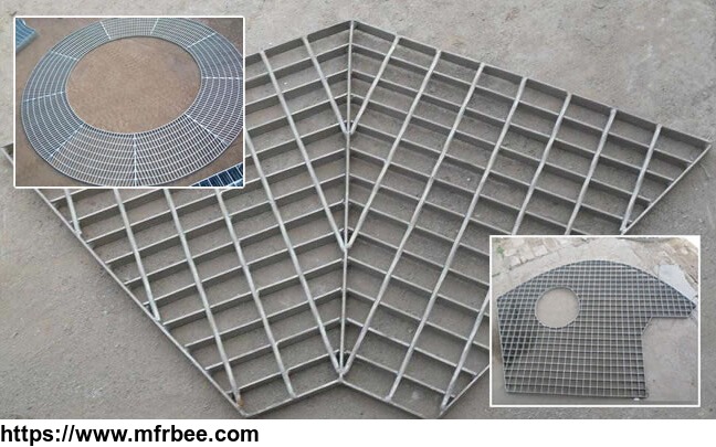 irregularly_shaped_steel_grating_drainage_cover