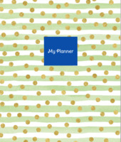 more images of Green Glitter Planner Cover