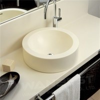 more images of Corian Artificial Marble Cream Vanity And Sink