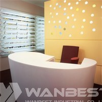 more images of Corian White Reception Desk Thermoformed