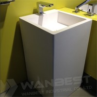 Square Solid Surface Sink