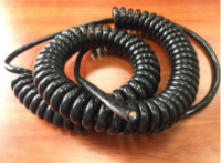 A flexible spring cable that stretches 3 times