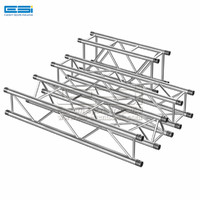 290 x 290mm aluminum wedding design setup simple standard roof stage spigot box truss for DJ equipment