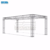 Manufacturer cheap metal light cover roof concert aluminum stage truss structure system for sale