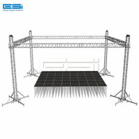 Outdoor display exhibition aluminum frame plastic smart special tent small stage light canopy booth truss system