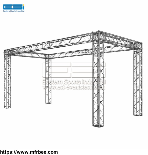 exhibition_mini_light_line_array_lift_tower_steel_flat_background_spigot_aluminum_truss_on_sale