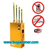 more images of Powerful Golden Portable Cell phone Wi-Fi  GPS Jammer