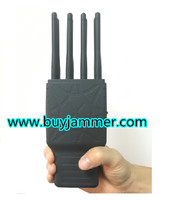 Handheld 8 Bands All CellPhone and WIFI LOJACK GPS Signal Jammer with Nylon Case