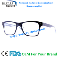 more images of Acetate glasses fashionable full rim metal eyewear optical frame made in china