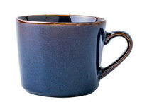 more images of Custom 11oz blue reactive glaze stoneware coffee mugs - Mug Manufacturer