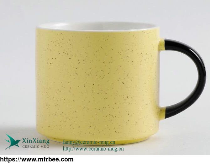custom_european_yellow_sesame_mugs_speckle_ceramic_breakfast_mugs