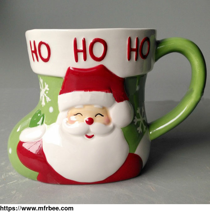 customized_santa_claus_coffee_mug_in_the_shape_of_a_boot_made_of_dolomite