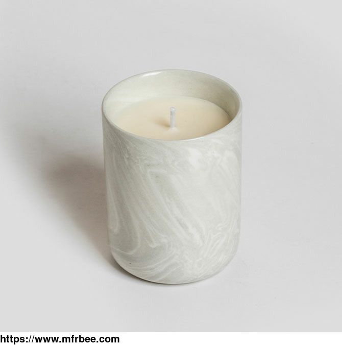 custom_european_marbled_ceramic_scented_candle