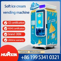 Soft ice cream vending machine