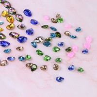 more images of K9 Glass Pointed Back Glass Rhinestone Cabochons