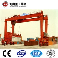 more images of FEM/ISO Standard 50t-500t Rubber Tyre Gantry Crane With CE/SGS Certificate For Container Lifting
