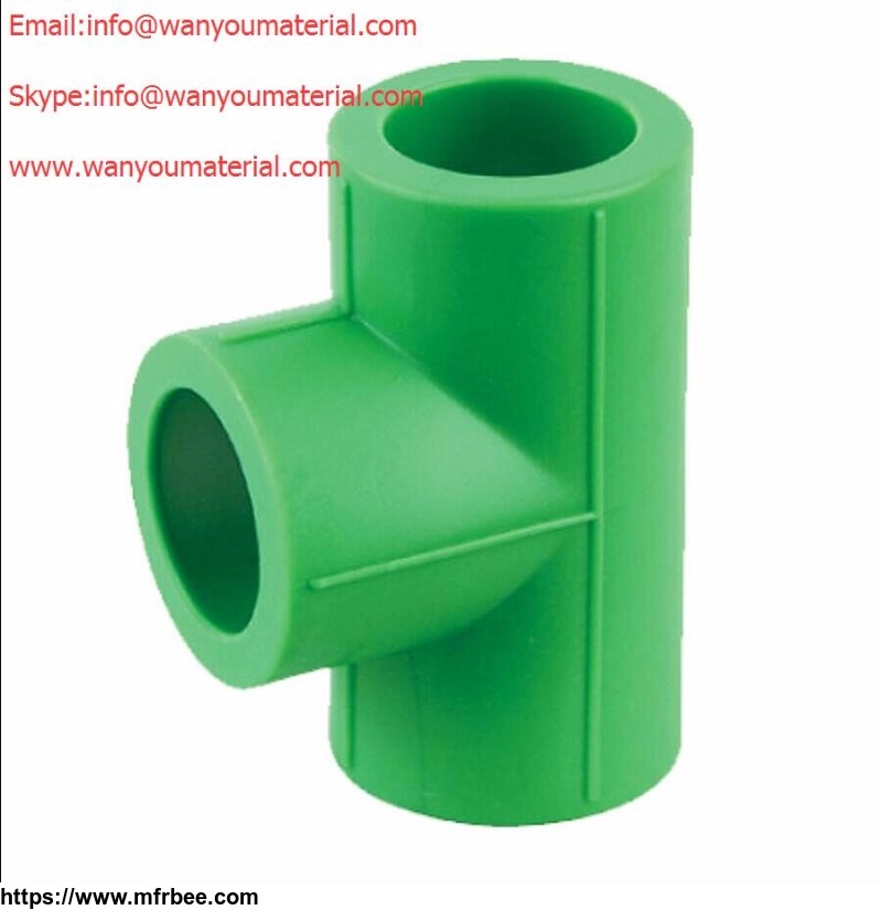 sell_plastic_pipe_fitting_ppr_pipe_fitting_tee_info_at_wanyoumaterial_com