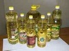 Edible sunflower cookind oil