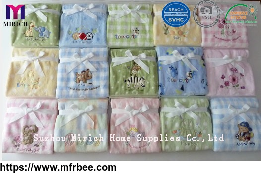 micro_plush_soft_printed_baby_pram_blankets_with_embroidery