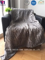 more images of Designer Polyester Super Warm Sherpa Blanket /Throw