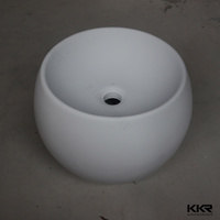 Modern acrylic solid surface wash basin sink