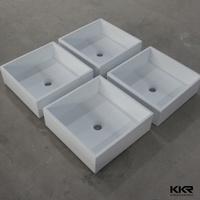 more images of Modern acrylic solid surface wash basin sink