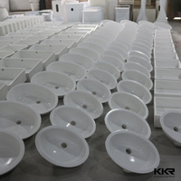 more images of KKR wash basin bathroom furniture solid surface countertop basin