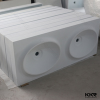 more images of KKR wash basin bathroom furniture solid surface countertop basin