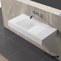 Solid Surface Table Top Wash Basins for Hotel Bathroom Sink