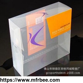 PP PVC puff package plastic packaging transparent cube box for cosmetic
