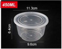 16oz plastic clamshell packaging food Salad Container with Dome Lid