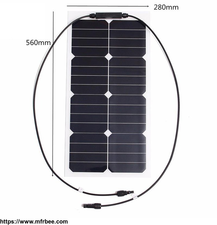 hovall_28_watt_12_volt_pet_laminated_flexible_solar_panel