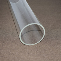 Customized Heat Resisting Large Diameter quartz glass tube