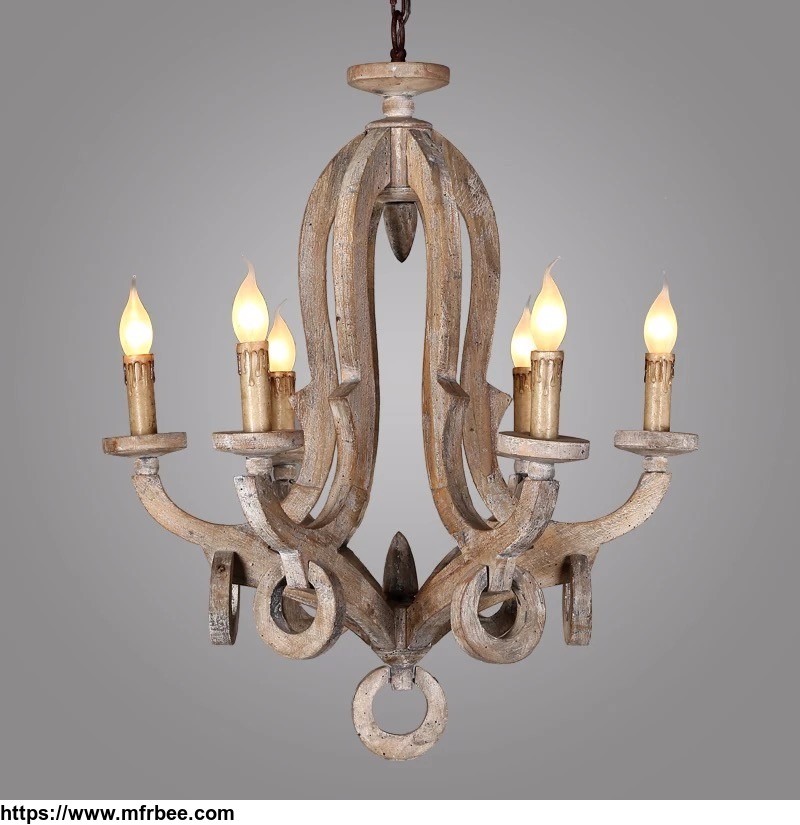 antique_lighting_wooden_candle_chandelier_crystal_pendant_lamp_with_ul_ce_c6009_5l