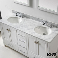 more images of Double Basin Hot Sales Round Bathroom Vanity Cabinet