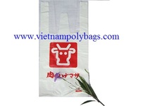 Vietnam packaging high quality, HDPE, printing plastic t-shirt bags