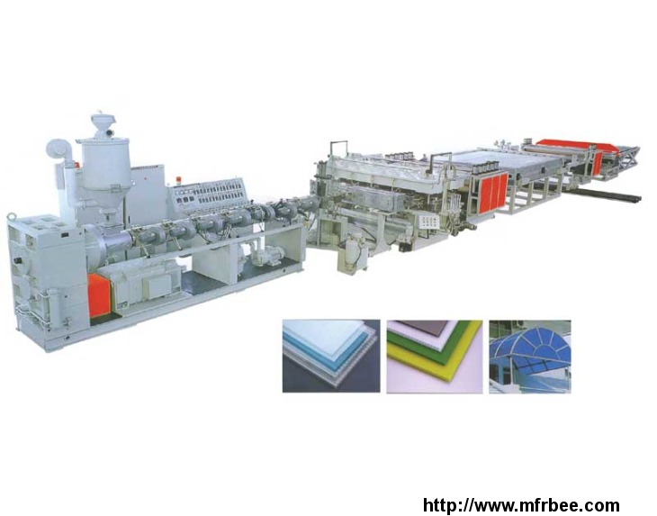 pp_sheet_extrusion_line_pp_hollow_sheet_extrusion_line_sj120
