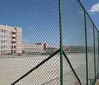 PVC coated chain link fence gives you an attractive sport fence