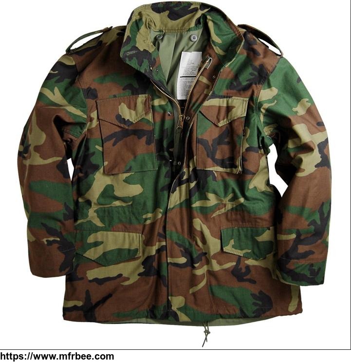woodland_camouflage_m65_army_jacket_water_repellent_military_jacket_for_man