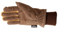 Split Cowhide Full Leather Gloves Warm Gloves