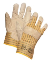 more images of Grain Cowhilde Leather Palm Rigger Working Gloves