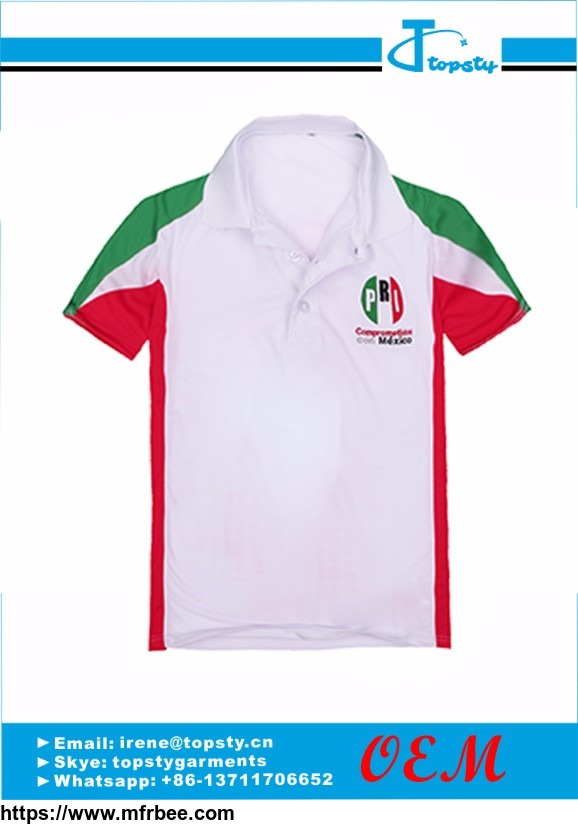 Customized cotton cheap polo shirt with embroidered logo