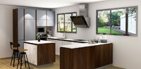 more images of Color Mixed Contemporary Kitchen Cabinet
