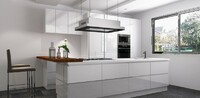 White Modern Kitchen Cabinet