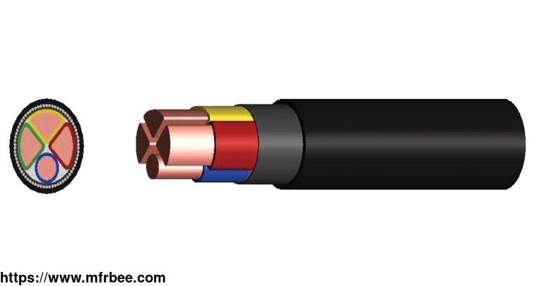 3_cores_1_earth_power_cable_pvc_insulated_