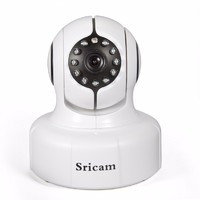 Sricam SP011 P2P CMOS Two Way Audio Wireless Wifi Pan Tilt IP Camera with IR-CUT tech and 3.6mm